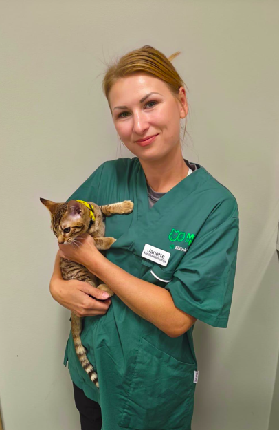 Klinikkaeläinhoitaja Janette